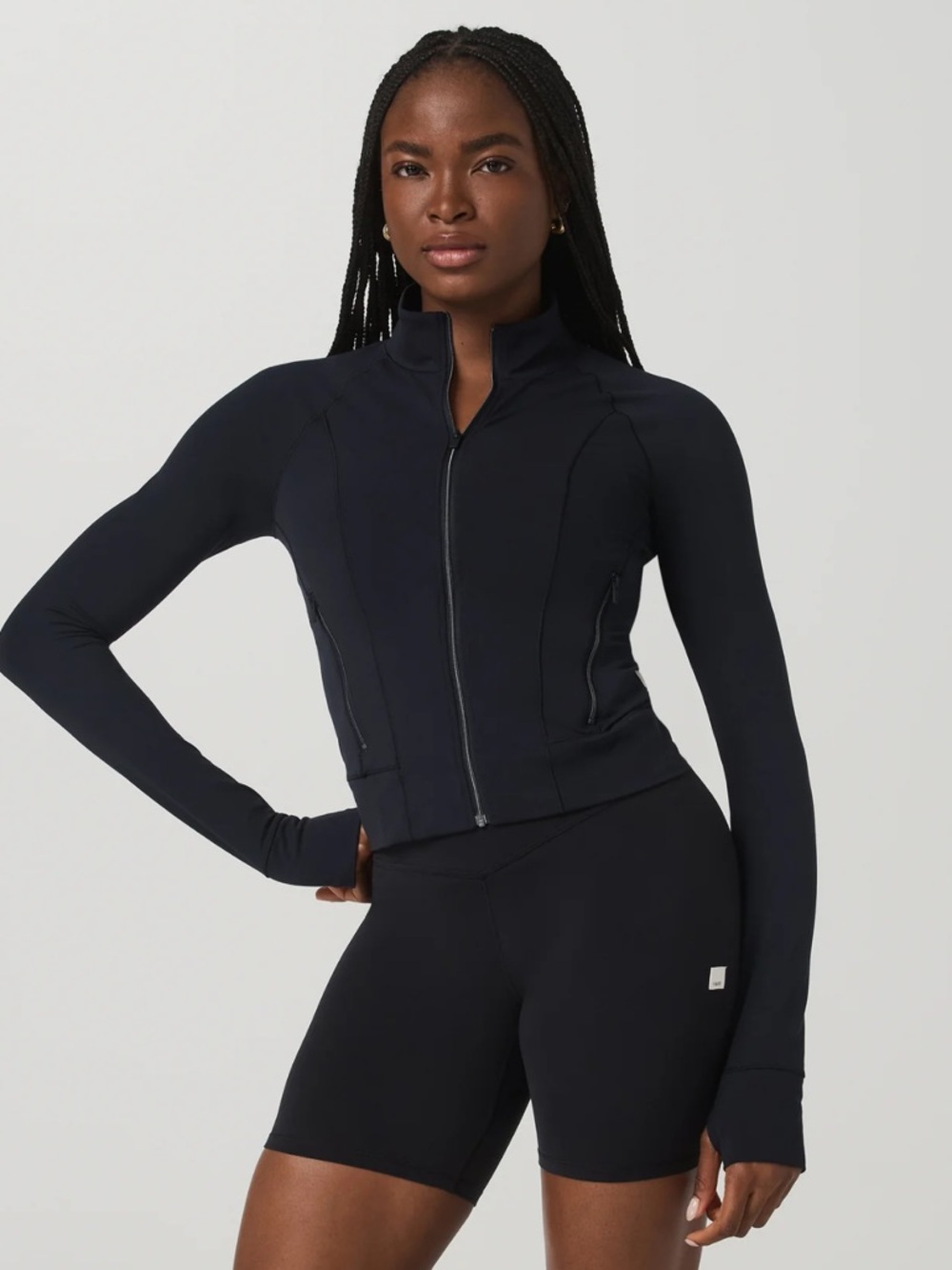 NWT Vuori All The Form Fitness Jacket Size Large Women’s in Black